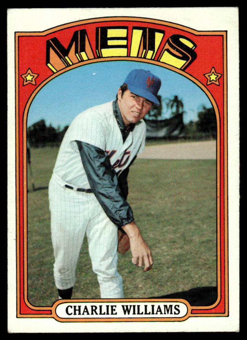 1972 Topps Baseball #388 - Charlie Williams RC - NM