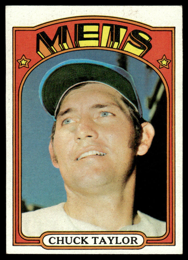 1972 Topps Baseball #407 - Chuck Taylor - EXMT