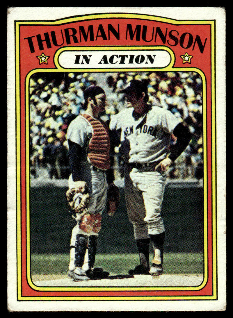 1972 Topps Baseball #442 - Thurman Munson IA - VG
