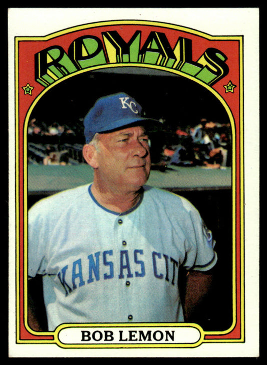 1972 Topps Baseball #449 - Bob Lemon - EXMT