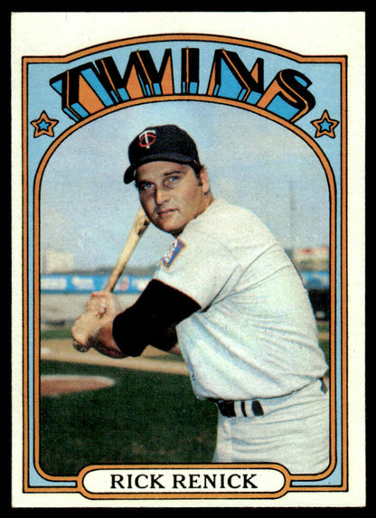 1972 Topps Baseball #459 - Rick Renick - EXMT