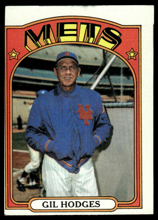 1972 Topps Baseball #465 - Gil Hodges - VG