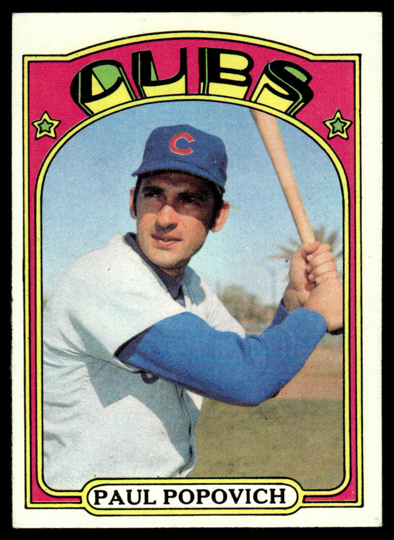 1972 Topps Baseball #512 - Paul Popovich - EXMT