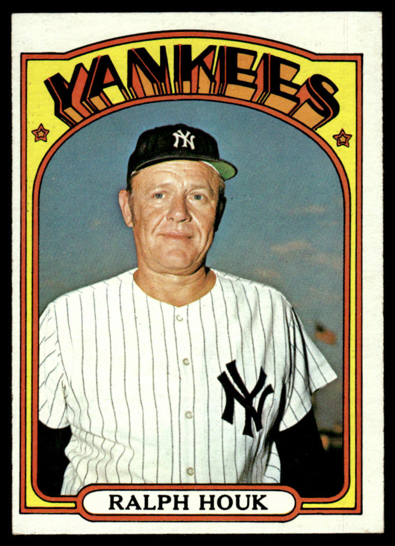 1972 Topps Baseball #533 - Ralph Houk - EXMT