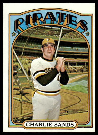 1972 Topps Baseball #538 - Charlie Sands RC - EXMT