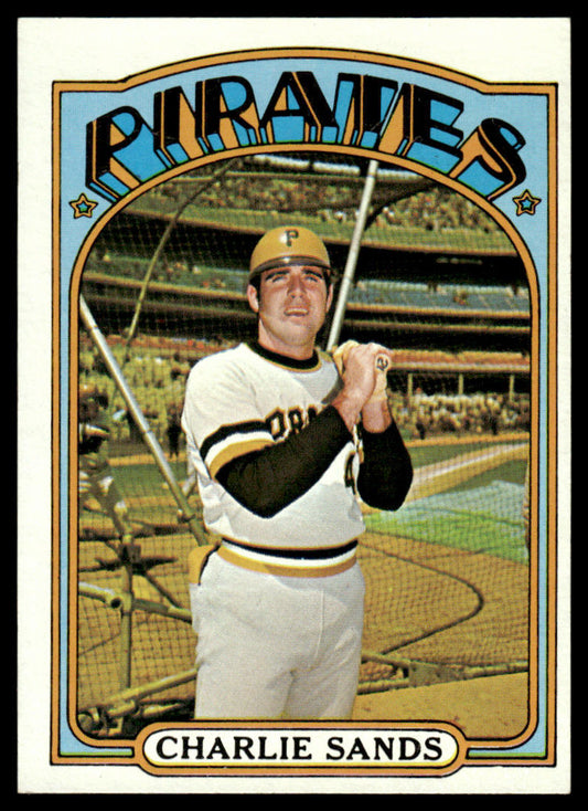 1972 Topps Baseball #538 - Charlie Sands RC - EXMT
