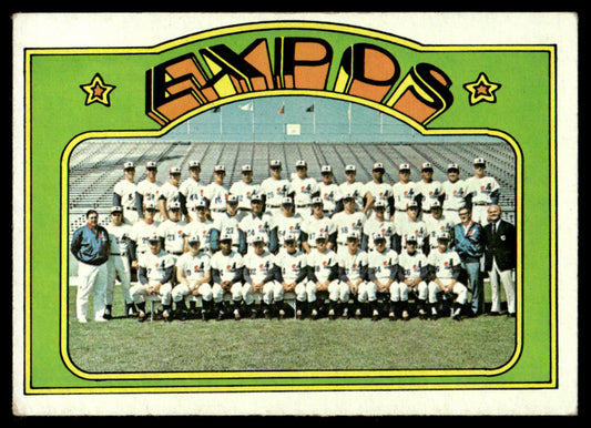 1972 Topps Baseball #582 - Montreal Expos - EX