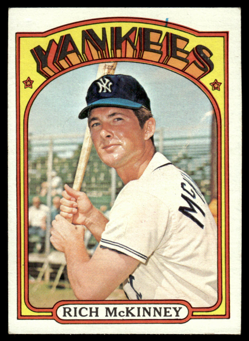 1972 Topps Baseball #619 - Rich McKinney - EXMT