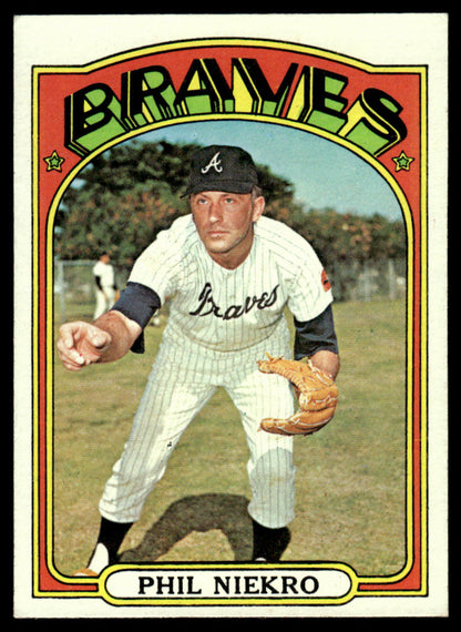 1972 Topps Baseball #620 - Phil Niekro - EXMT