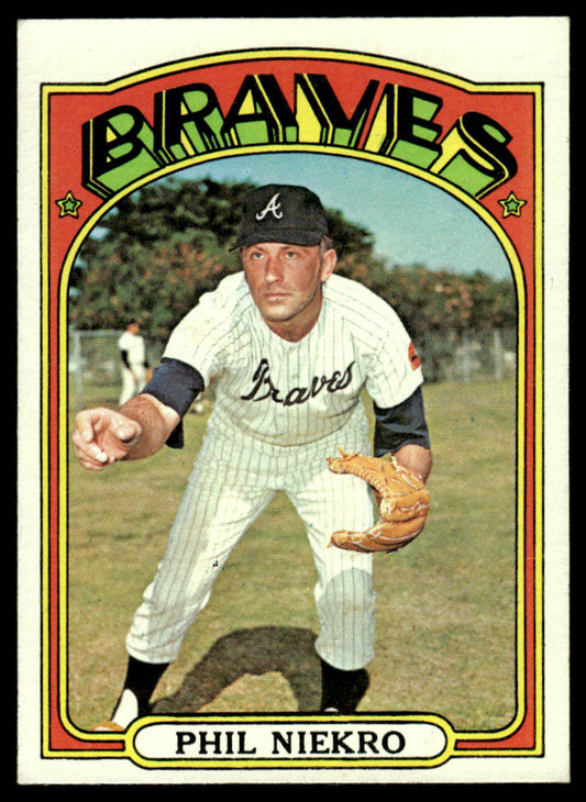 1972 Topps Baseball #620 - Phil Niekro - EXMT