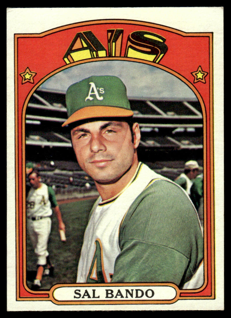 1972 Topps Baseball #650 - Sal Bando - EXMT