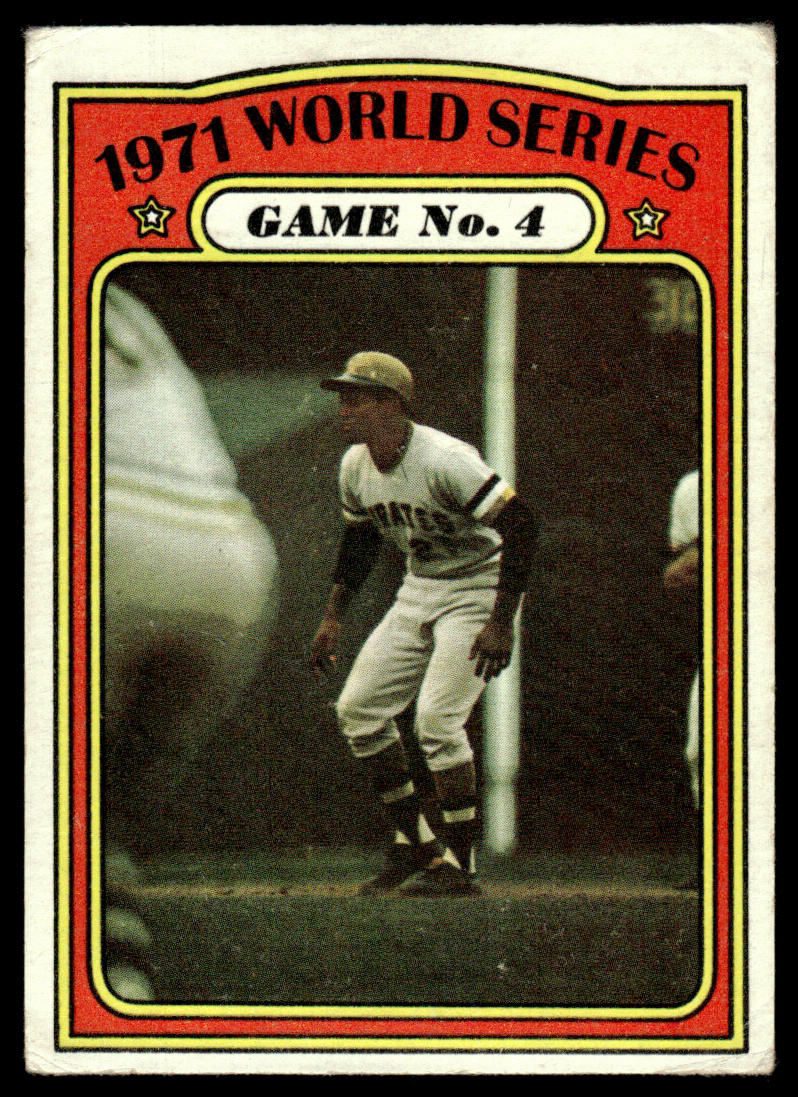 1972 Topps Baseball #226 - 1971 World Series Game No. 4 - VG