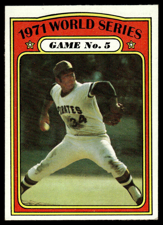 1972 Topps Baseball #227 - 1971 World Series Game No. 5 - EXMT