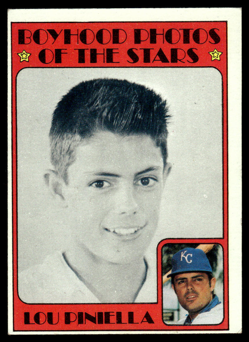 1972 Topps Baseball #491 - Lou Piniella KP - EX
