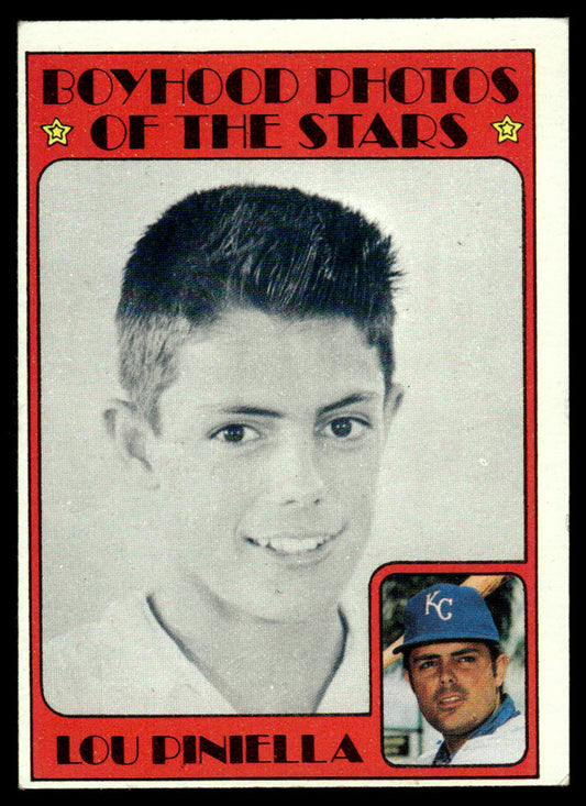 1972 Topps Baseball #491 - Lou Piniella KP - EX