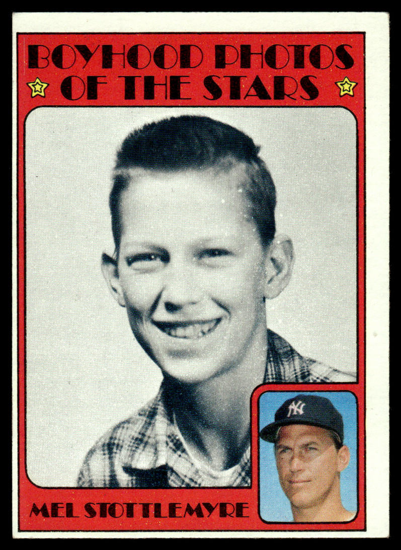 1972 Topps Baseball #492 - Mel Stottlemyre KP - EX