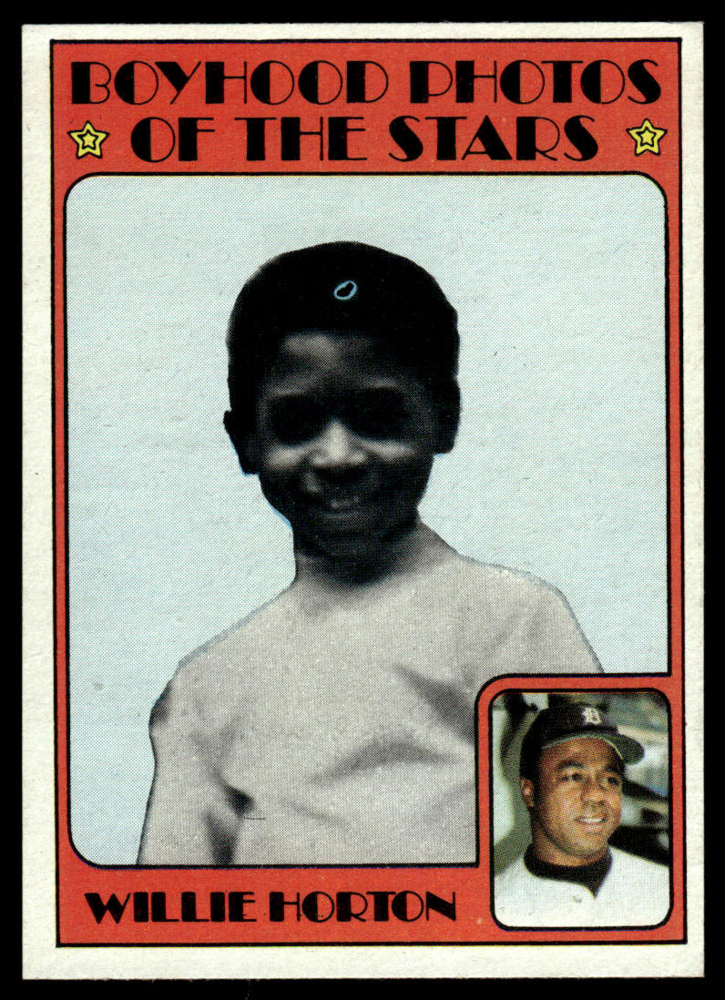 1972 Topps Baseball #494 - Willie Horton KP - EXMT