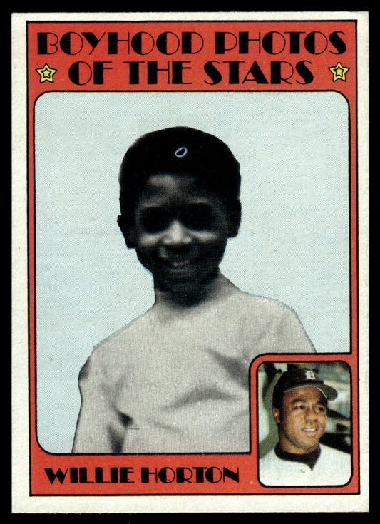1972 Topps Baseball #494 - Willie Horton KP - EXMT