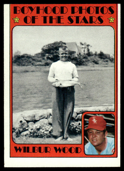 1972 Topps Baseball #342 - Wilbur Wood KP - VG