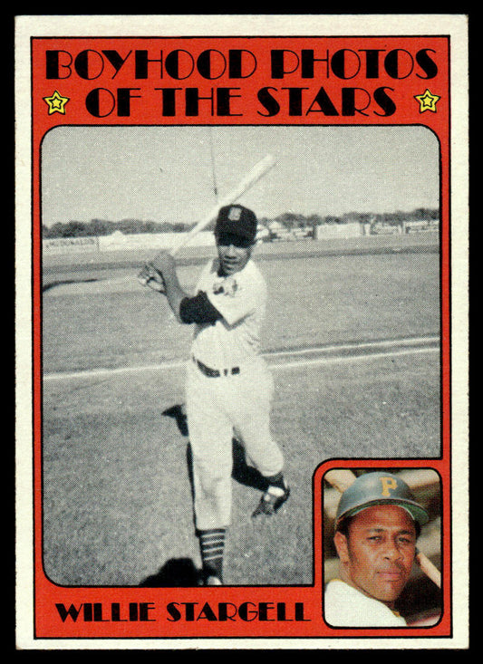 1972 Topps Baseball #343 - Willie Stargell KP - EX
