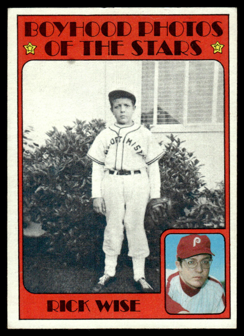 1972 Topps Baseball #345 - Rick Wise KP - EXMT