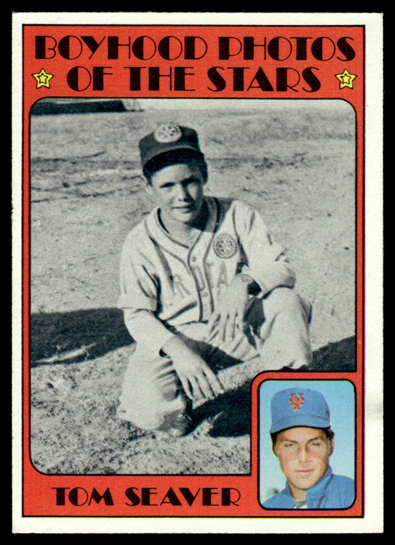 1972 Topps Baseball #347 - Tom Seaver KP - EXMT