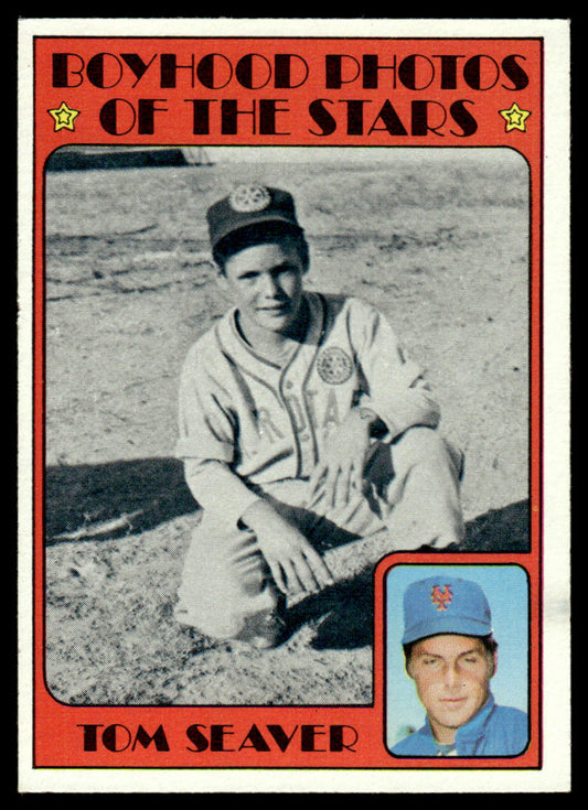 1972 Topps Baseball #347 - Tom Seaver KP - EXMT