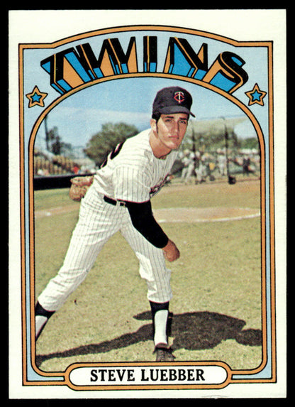 1972 Topps Baseball #678 - Steve Luebber RC - EXMT