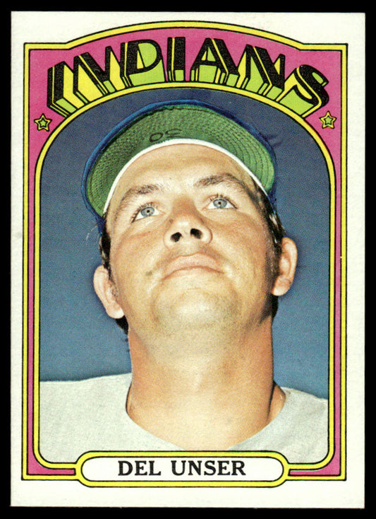 1972 Topps Baseball #687 - Del Unser - NM
