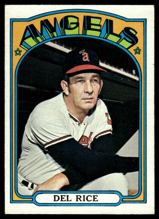 1972 Topps Baseball #718 - Del Rice - EXMT
