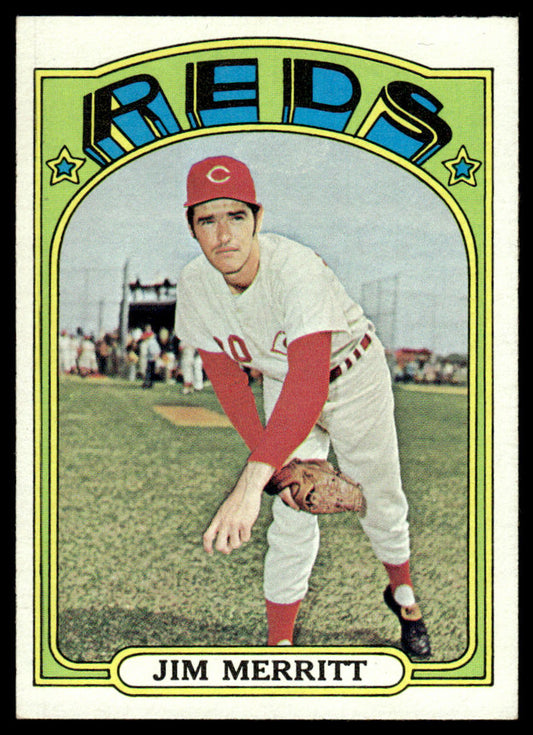 1972 Topps Baseball #738 - Jim Merritt - NM