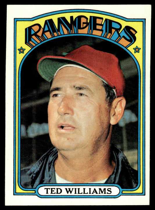 1972 Topps Baseball #510 - Ted Williams - EXMT