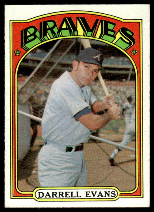 1972 Topps Baseball #171 - Darrell Evans - EXMT