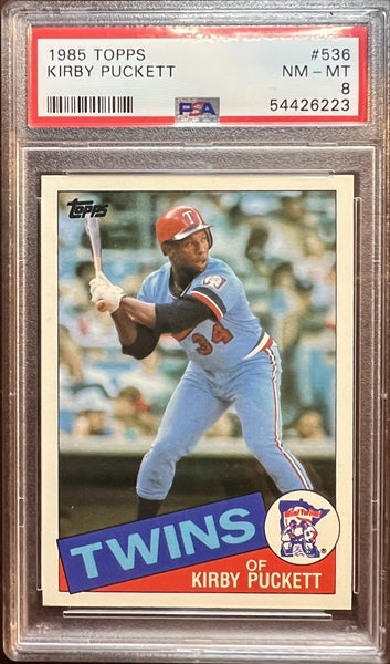 1985 Topps Baseball Complete Set Vending! - McGwire Clemens Puckett RC PSA 8