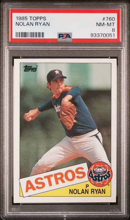 1985 Topps Baseball Complete Set Vending! - McGwire Clemens Puckett RC PSA 8