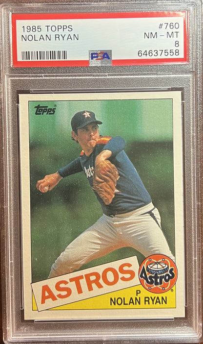 1985 Topps Baseball Complete Set Vending! - McGwire Clemens Puckett RC PSA 8