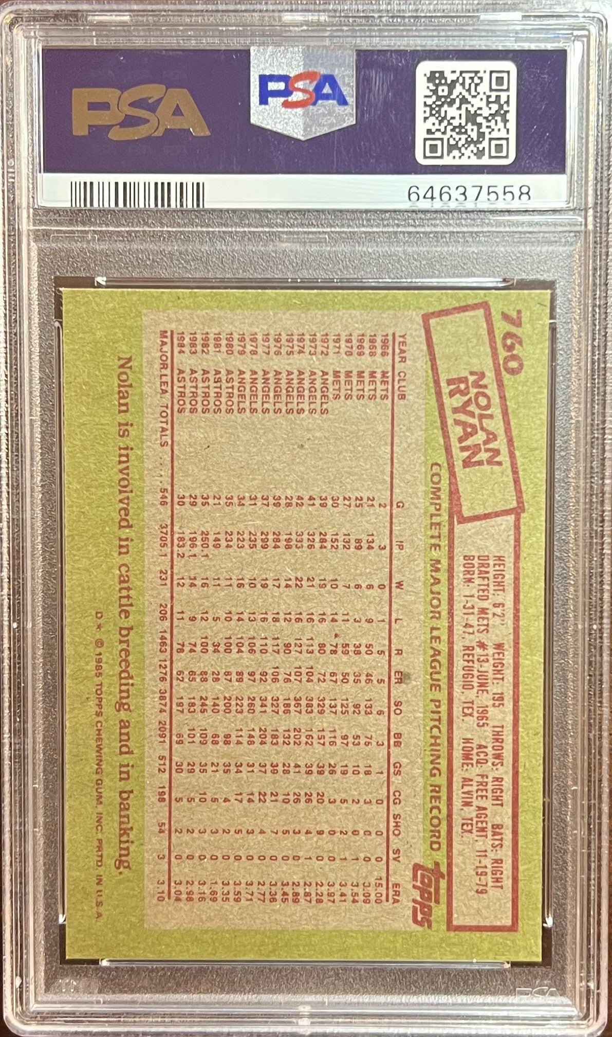 1985 Topps Baseball Complete Set Vending! - McGwire Clemens Puckett RC PSA 8