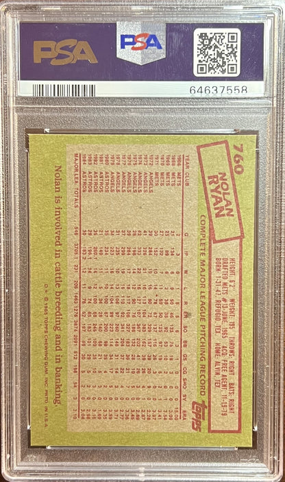1985 Topps Baseball Complete Set Vending! - McGwire Clemens Puckett RC PSA 8