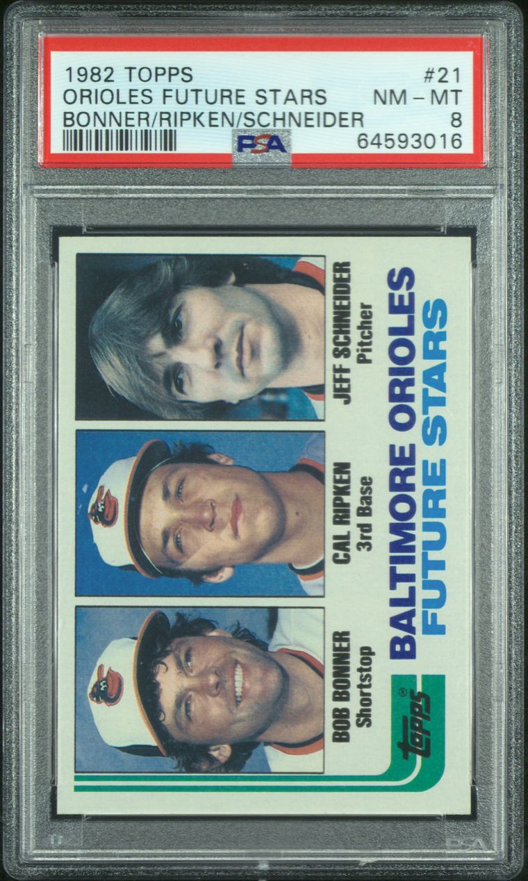 1982 Topps Baseball Complete Set Vending! - NMMT AVG - PSA 8 Ripken RC