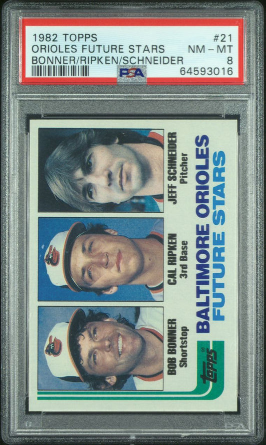 1982 Topps Baseball Complete Set Vending! - NMMT AVG - PSA 8 Ripken RC