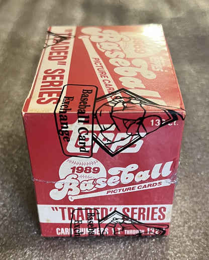 1989 Topps Baseball Traded Factory Set - BBCE FASC - Griffey Jr RC