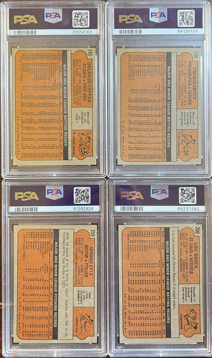 1972 Topps Baseball Complete Set - NM AVG w 74 Graded - Fisk RC Aaron Ryan Mays