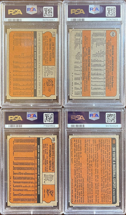 1972 Topps Baseball Complete Set - NM AVG w 74 Graded - Fisk RC Aaron Ryan Mays
