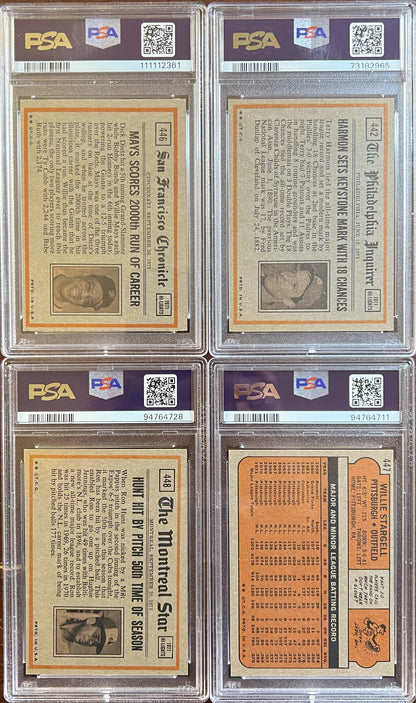 1972 Topps Baseball Complete Set - NM AVG w 74 Graded - Fisk RC Aaron Ryan Mays