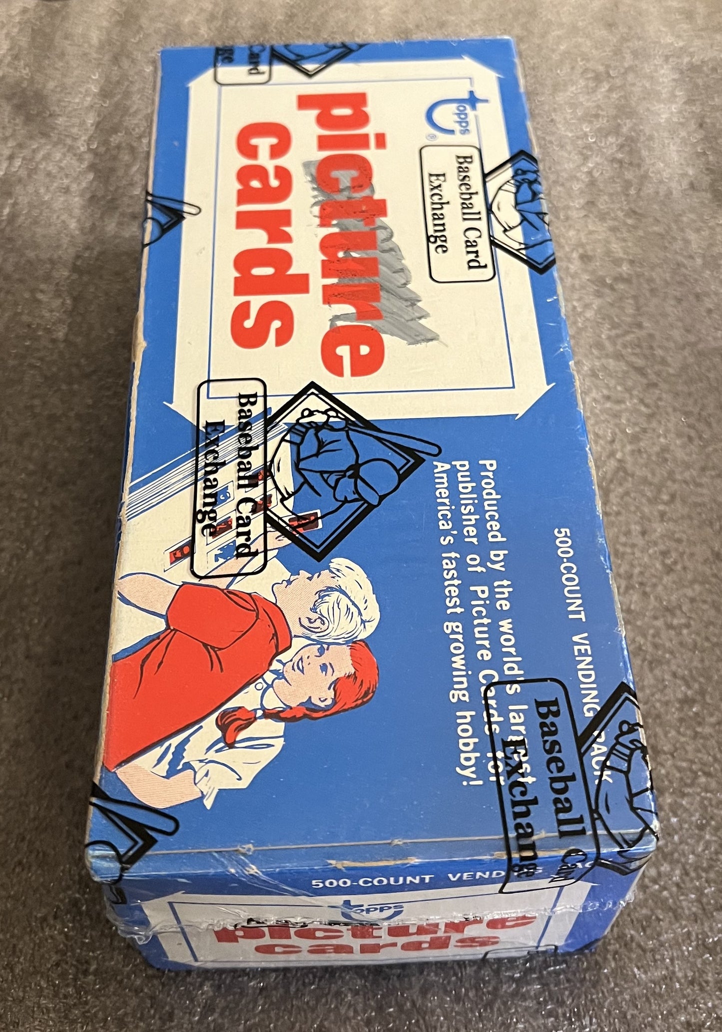 1984 Topps Baseball Vending Box - BBCE FASC - 500 Cards