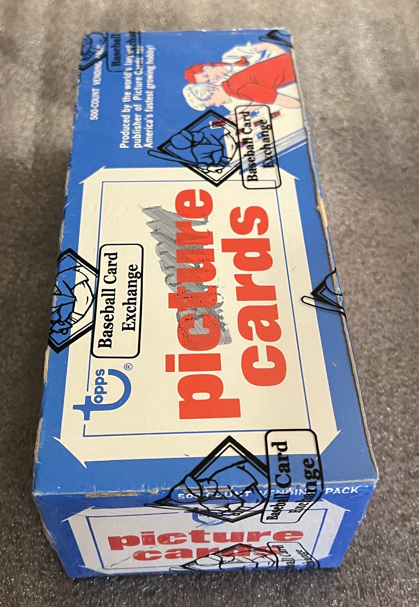 1984 Topps Baseball Vending Box - BBCE FASC - 500 Cards