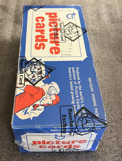 1983 Topps Baseball Vending Box - BBCE FASC - 500 Cards