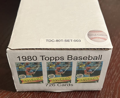 1980 Topps Baseball Complete Set - NM AVG - Henderson RC Ryan