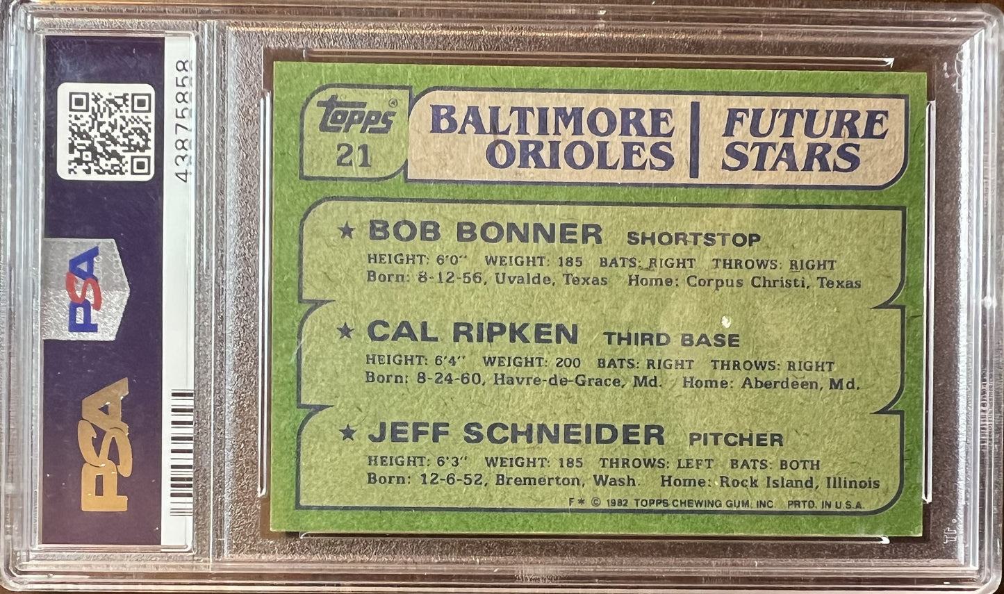 1982 Topps Baseball Complete Set Vending! + Traded - PSA 8 Ripken RC