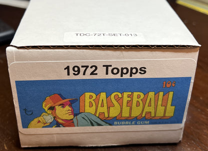 1972 Topps Baseball Complete Set - EXMT AVG w 13 Graded - Fisk RC Aaron Ryan Mays